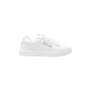 Versace Jeans Couture Logo Light Sneakers Läder White, Dam