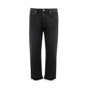 Valentino Garavani Svarta Jeans Regular Fit Dragkedja Stängning Black,...