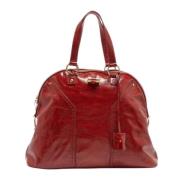 Yves Saint Laurent Vintage Pre-owned Laeder handvskor Red, Dam