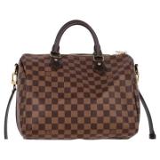 Louis Vuitton Vintage Pre-owned Laeder handvskor Brown, Dam