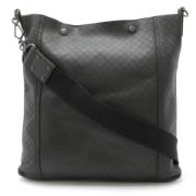 Bottega Veneta Vintage Pre-owned Laeder axelremsvskor Black, Dam