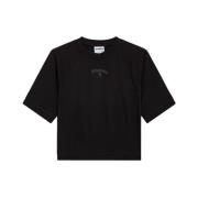 Diadora Kortärmad Unisex T-shirt, Modell 502.180380 Black, Dam