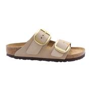 Birkenstock Handgranat Toffel Beige, Dam