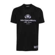 Dolce & Gabbana Svarta T-shirts & Polos för Män Black, Herr