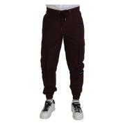 Dolce & Gabbana Lyxig Komfort Sweatpants Brown, Herr