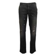 Dolce & Gabbana Exklusiva Gr Denim Jeans fr Modern Gentleman Gray, Her...