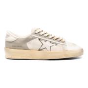 Golden Goose Stardan Sneakers med Broderad Stjärna Beige, Herr