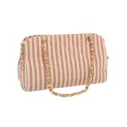 Chanel Vintage Pre-owned Bomull chanel-vskor Beige, Dam