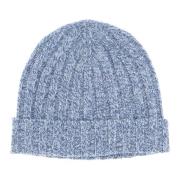 Filippo De Laurentiis Klassisk Beanie Mössa för Vardagsbruk Blue, Herr