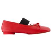 Maison Margiela Ballerinaskor Red, Dam