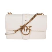 PINKO Love Birds Crossbody Väska White, Dam