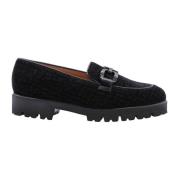 Status Klassiska Mocassin Skor Black, Dam