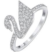 Swarovski Ikonisk Svank Pavé Ring Vit Gray, Dam