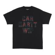 Carhartt Wip Svart Tee med Broderad Logga Black, Dam