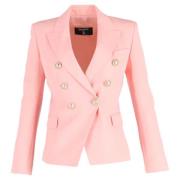 Balmain Pre-owned Pre-owned Tyg ytterklder Pink, Dam