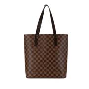 Louis Vuitton Vintage Pre-owned Tyg axelremsvskor Brown, Dam