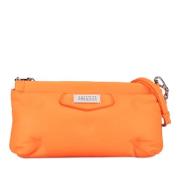 Maison Margiela Pre-owned Pre-owned Laeder crossbodyvskor Orange, Dam