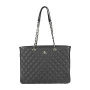 Chanel Vintage Pre-owned Laeder totevskor Black, Dam