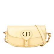 Dior Vintage Pre-owned Laeder crossbodyvskor Yellow, Dam