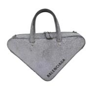 Balenciaga Vintage Pre-owned Laeder handvskor Gray, Dam