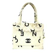 Chanel Vintage Pre-owned Bomull chanel-vskor Beige, Dam