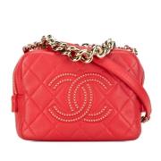 Chanel Vintage Pre-owned Laeder handvskor Red, Dam