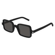 Saint Laurent Svart Glossy Solglasögon SL 332 Black, Dam