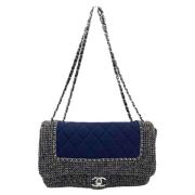 Chanel Vintage Pre-owned Tyg chanel-vskor Gray, Dam