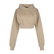 Calvin Klein Stilren Sweatshirt för Män och Kvinnor Beige, Dam