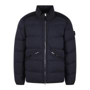 Stone Island Nylon Dunjacka Blue, Herr