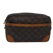 Louis Vuitton Vintage Pre-owned Canvas kuvertvskor Brown, Dam