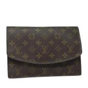 Louis Vuitton Vintage Pre-owned Canvas kuvertvskor Brown, Dam