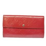 Louis Vuitton Vintage Pre-owned Laeder plnbcker Red, Dam