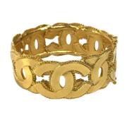 Chanel Vintage Pre-owned Metall armband Yellow, Dam