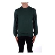 Woolrich Logo Front Sweater Green, Herr