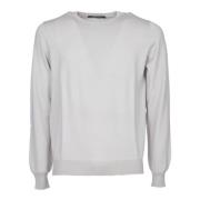 Tagliatore Grå Ull Crew Neck Tröja Gray, Herr