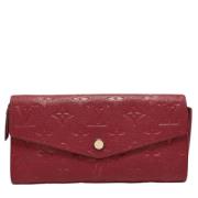 Louis Vuitton Vintage Pre-owned Laeder plnbcker Red, Dam