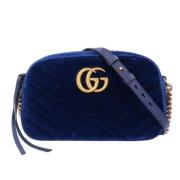 Gucci Vintage Pre-owned Mocka gucci-vskor Blue, Dam