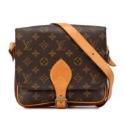 Louis Vuitton Vintage Pre-owned Plast axelremsvskor Brown, Dam