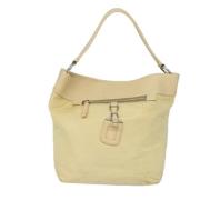 Prada Vintage Pre-owned Tyg prada-vskor Beige, Dam