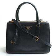 Prada Vintage Pre-owned Laeder handvskor Black, Dam