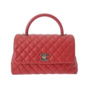 Chanel Vintage Pre-owned Tyg handvskor Red, Dam