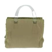 Prada Vintage Pre-owned Tyg prada-vskor Green, Dam