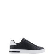 Armani Exchange Svart+Optisk Vit Sneaker Xm000140 Af11916 Black, Herr