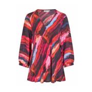 Masai Abstract Print Top & T-Shirt Multicolor, Dam