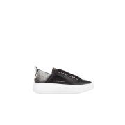 Alexander Smith Sportiga Svart Silver Sneakers Black, Dam