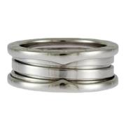 Bvlgari Vintage Pre-owned Vitt guld ringar Gray, Dam