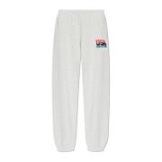 Sporty & Rich Sweatpants med logotyp Gray, Unisex