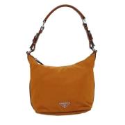 Prada Vintage Pre-owned Tyg prada-vskor Orange, Dam