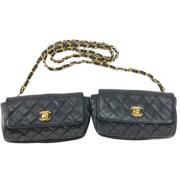 Chanel Vintage Pre-owned Laeder chanel-vskor Black, Dam